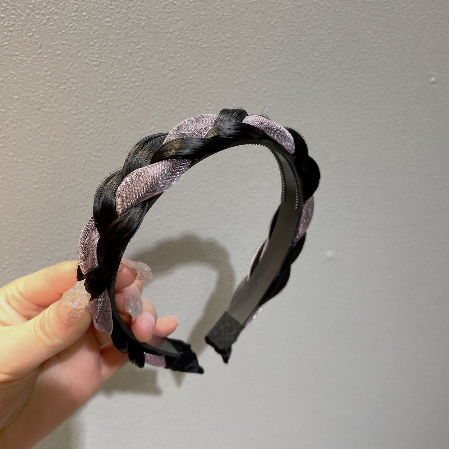 Fabric Wig Braid Headband Handmade Fishbone Hair Accessories