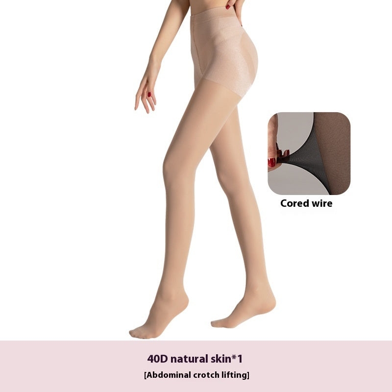 Forårs- og sommerstrømpebukser til kvinder i tynd 30D, der er modstandsdygtige over for løbere