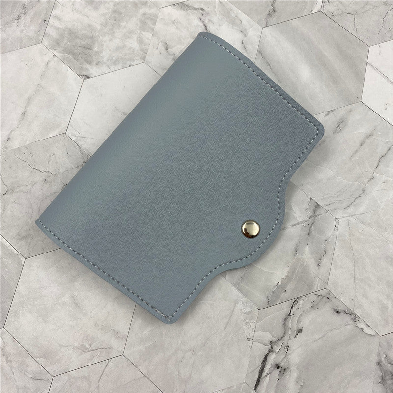 Japanese Style PU Leather Mask Clip, Environmental Protection Leather