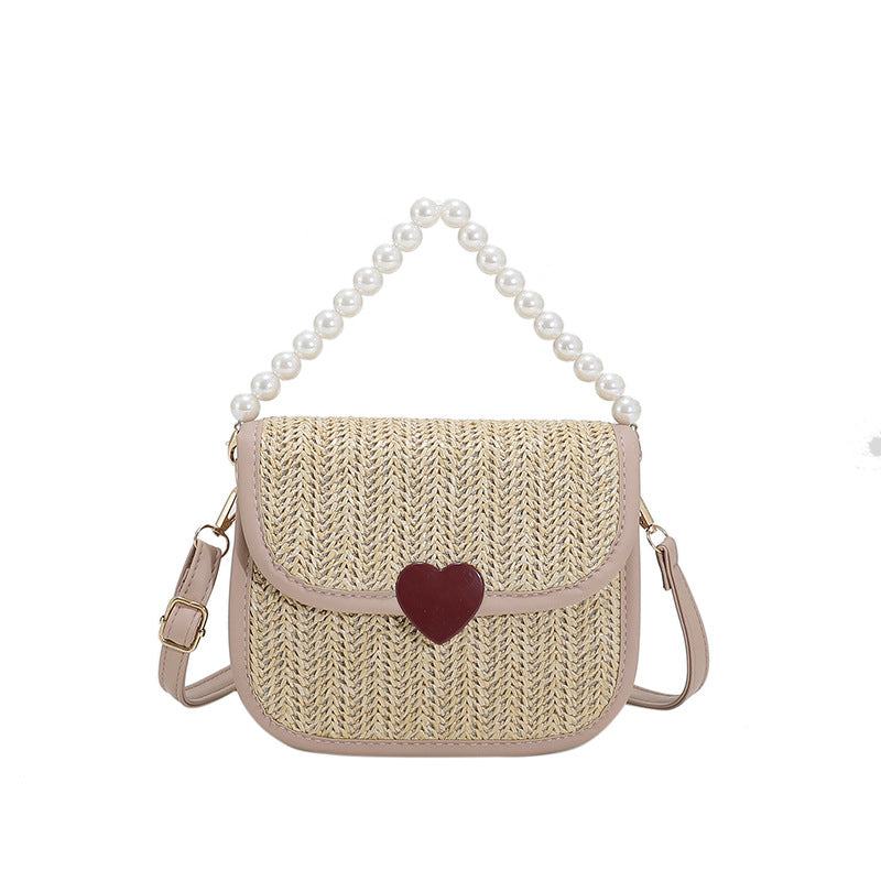 Retro Woven Women's Bag Foreign Style One Shoulder Crossbody