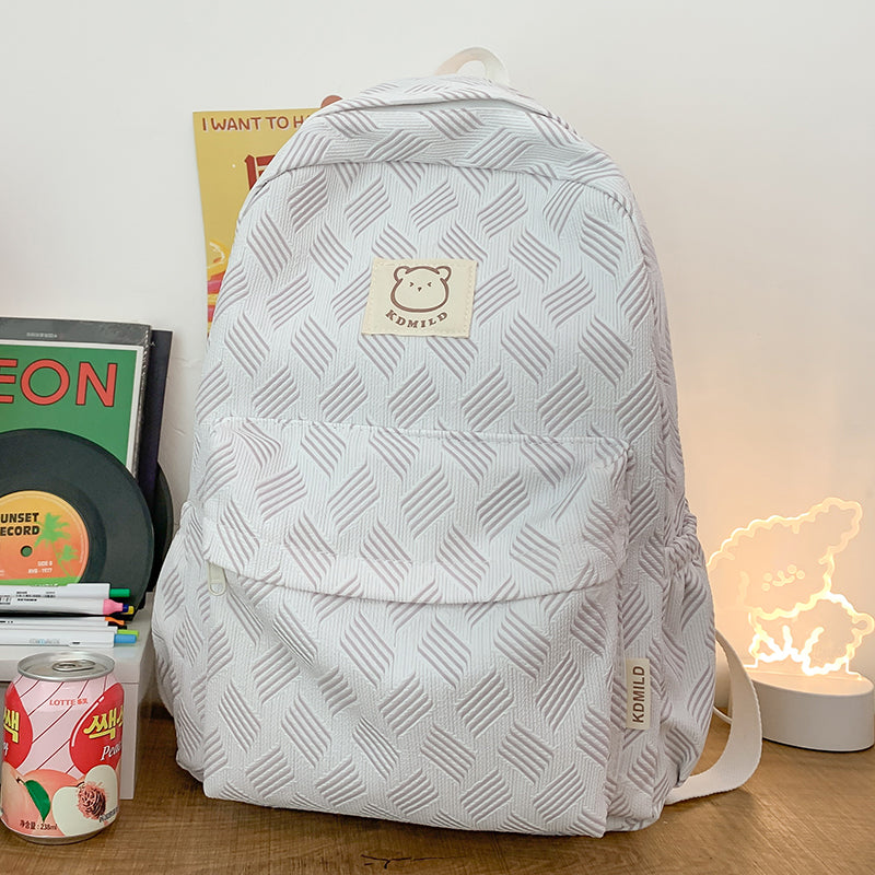 Japanese Backpack Junior High School Students Simple
