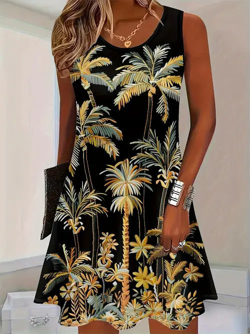 Womens Casual Vest Dress From Europe And The US