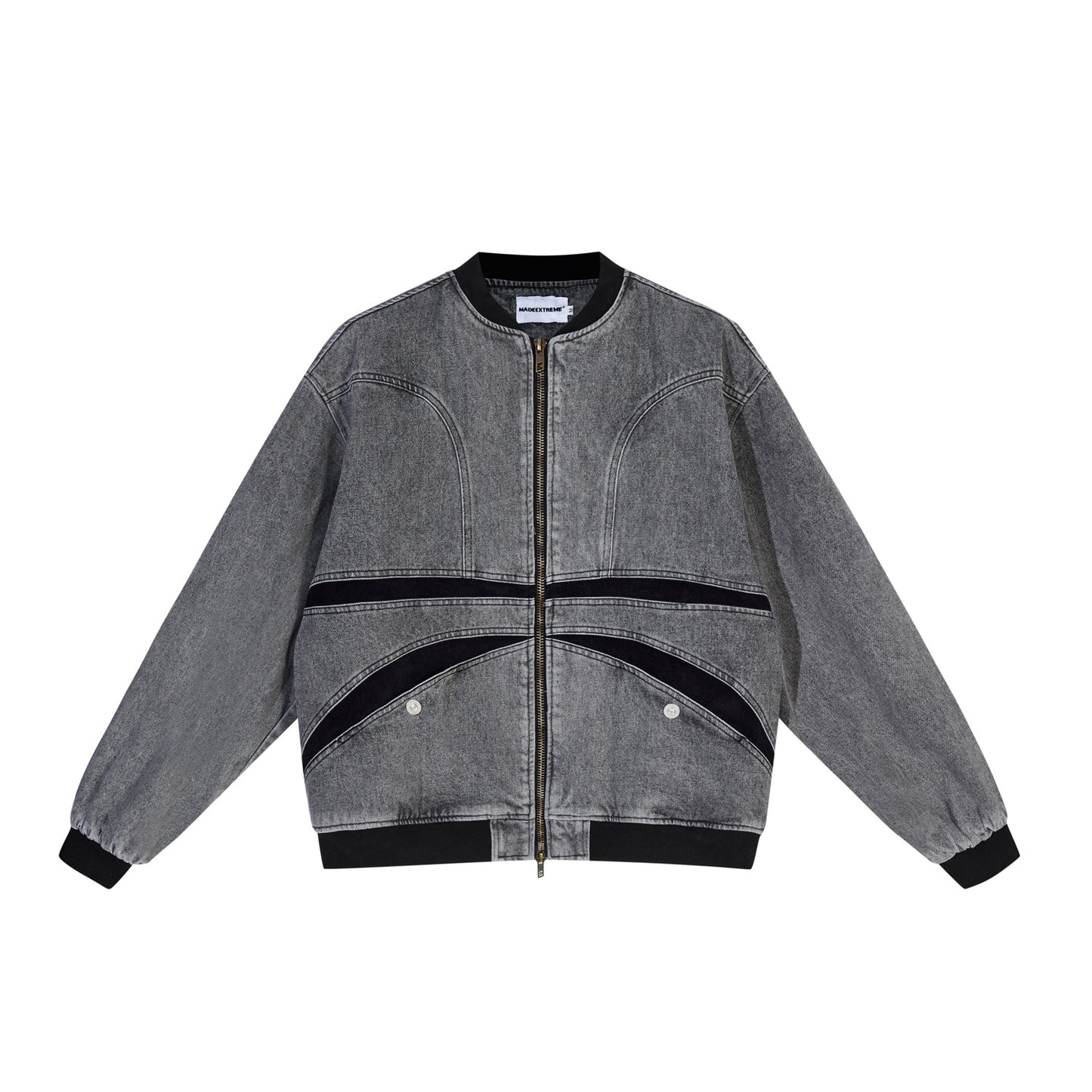 American Street Washed And Worn Denim Jacket