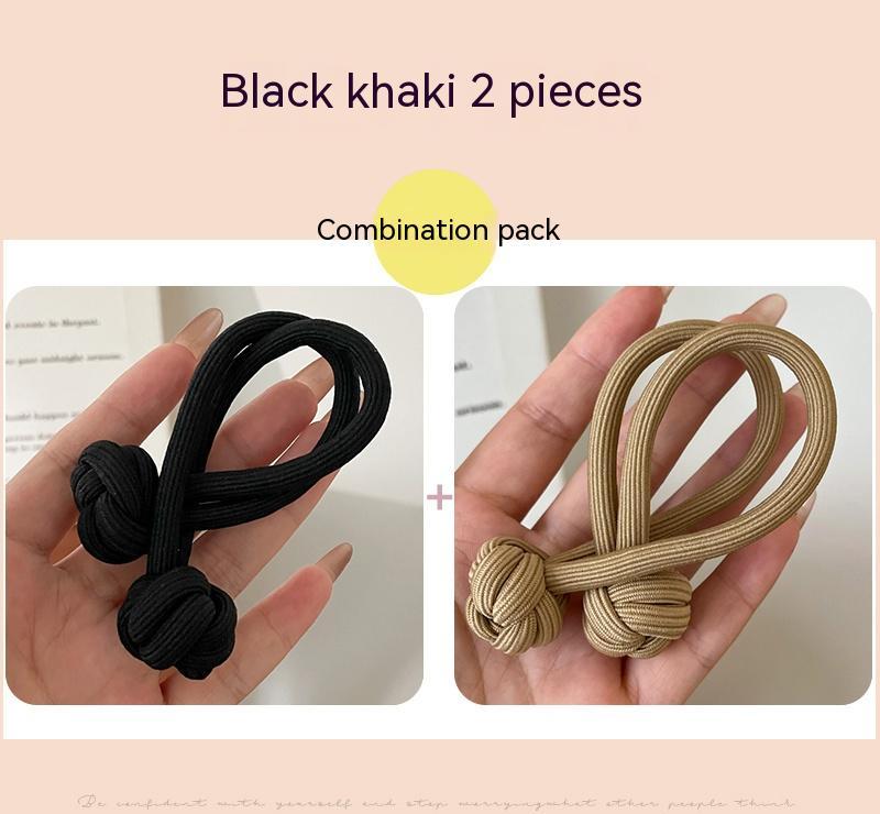 Girls' High-end Hair Band With Rubber Band