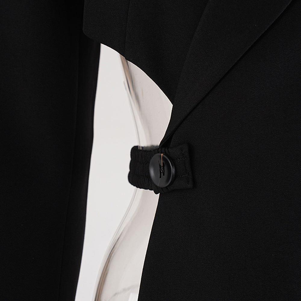 Hollow-out Midriff Two-piece Waist-tight Suit