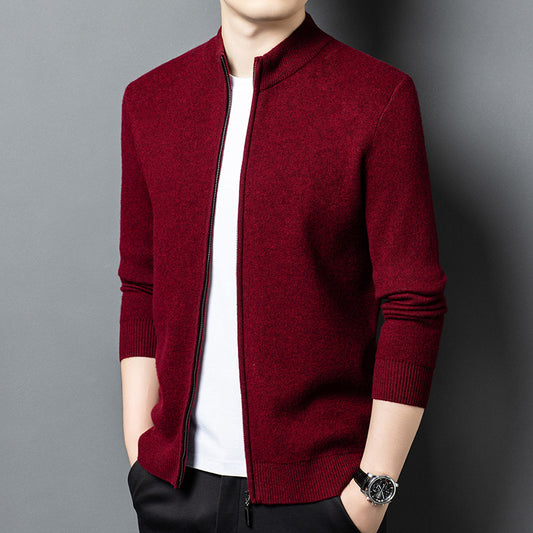 Men's AutumnWinter New Business Knitted Casual Jacket