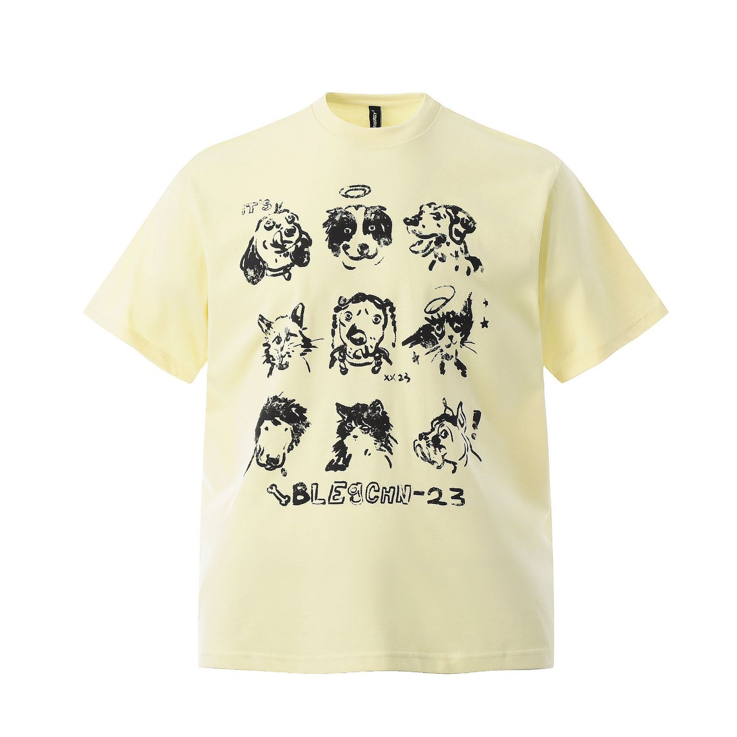 Street Pattern Loose Short Sleeve T-shirt