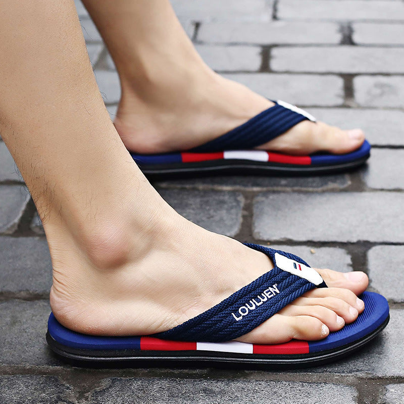 European And American Fashion Slippers Men's Trendy Outer Wear Clip
