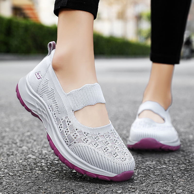 Slip-on Leisure Sports Flying Woven Shoes