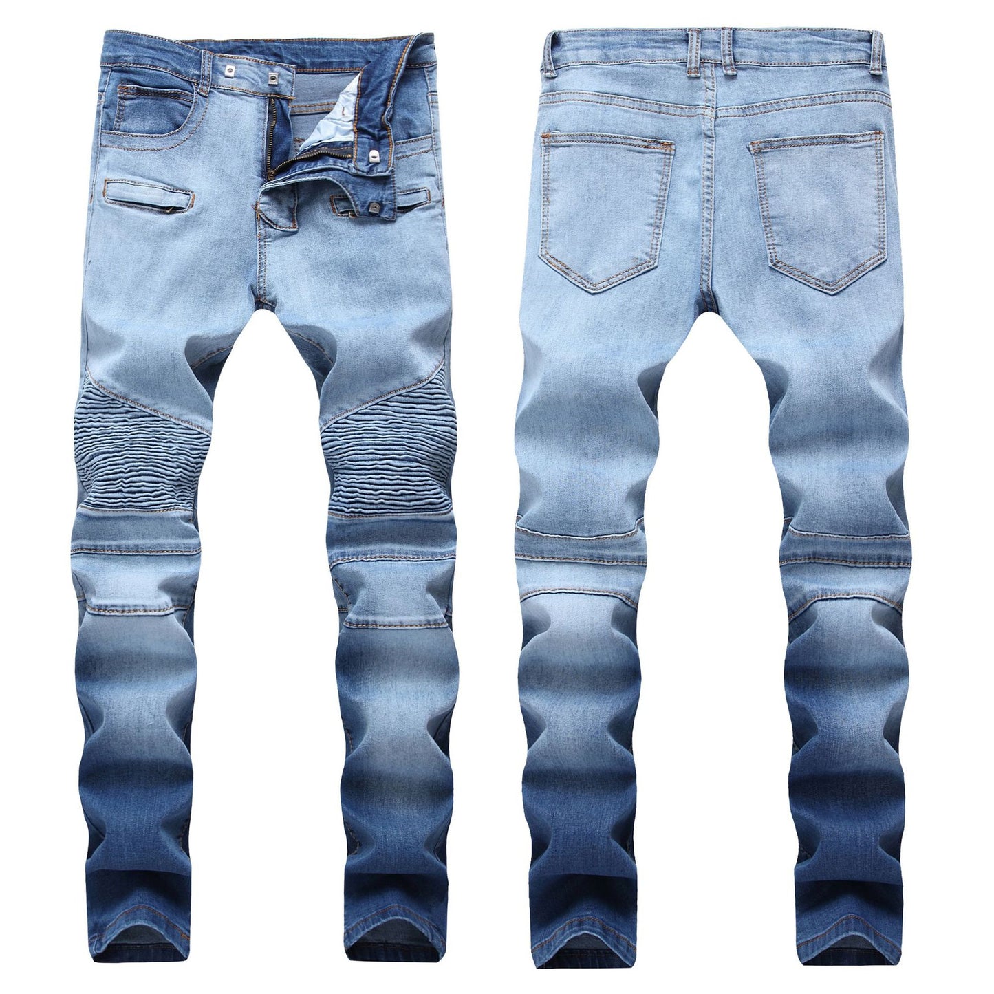 Slim-fit Foreign Trade Men's Straight-leg Jeans Men's Trousers