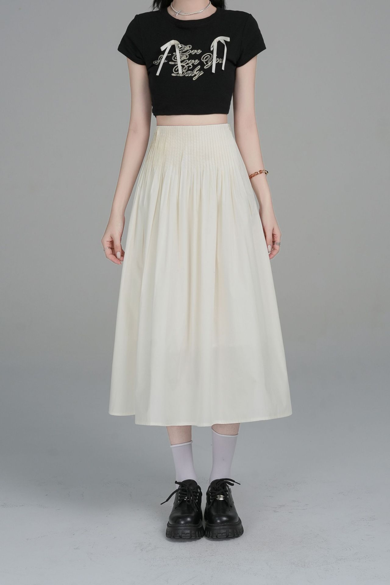 Mid Length Sweet Slim-fit Womens Skirt