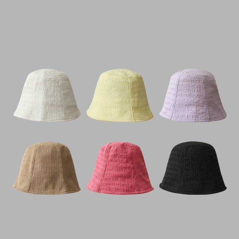 Korean Style Girl Cute Narrow Brim Bucket Hat Girls Summer