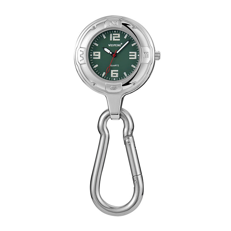 Men's Fashion Simple Multifunctional Climbing Button Carabiner Watch