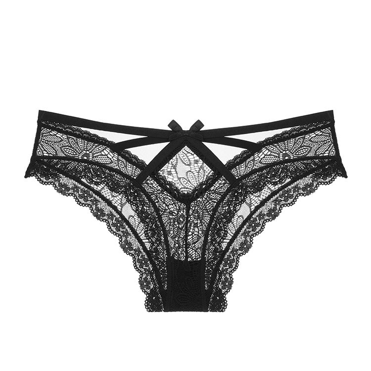 Women's Bow Lace Low Waist Briefs