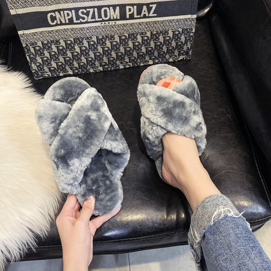 Parent-child Home Non-slip Cotton Slippers For Spring And Autumn