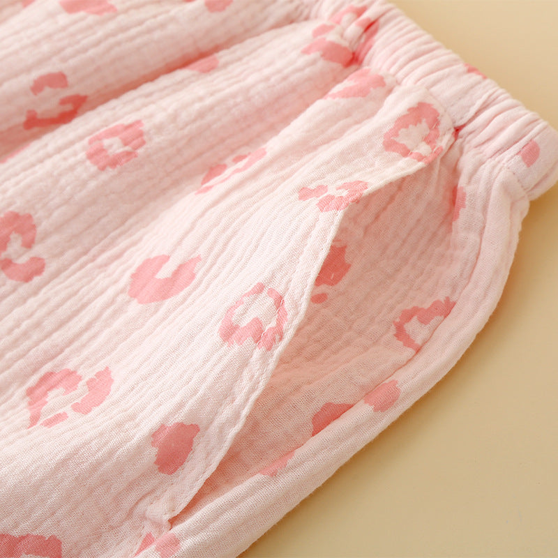 Women's Crepe Cotton Yarn Fashion Three-piece Set