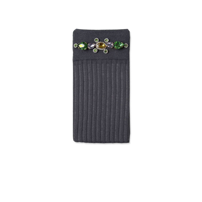 Rhinestone Crystal Long Socks Leg-knee Socks