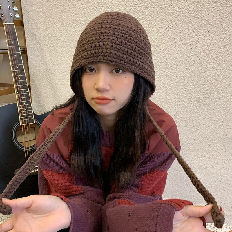 Cute Wool Hat Women All Match Retro
