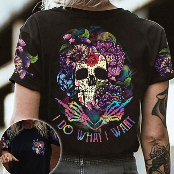 3D Printed Women's Street Short Sleeve Sports T-shirt Top