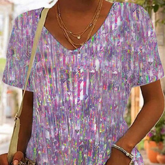 Casual Fashion Top Loose Fitting T-shirt
