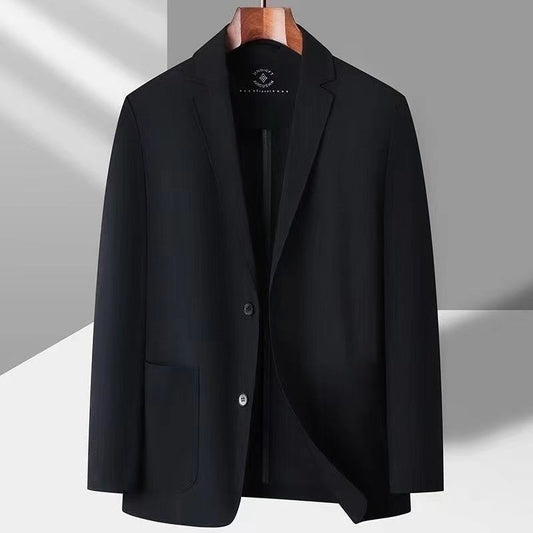 Summer Ice Silk Suit Men's Casual Sun-proof Light Coat
