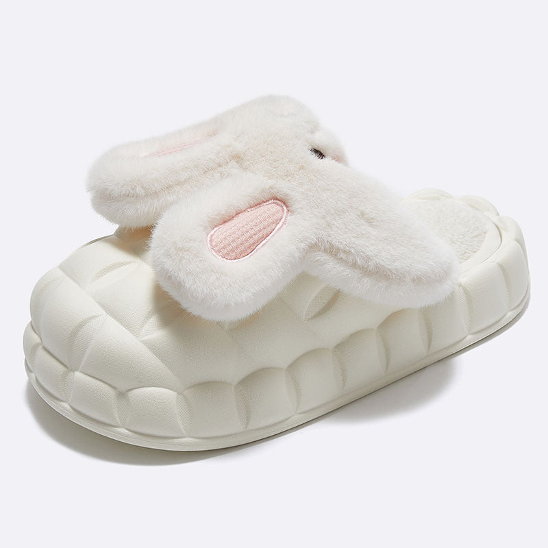 Cute Cartoon Bunny Couple Household Indoor Removable And Washable Slippers