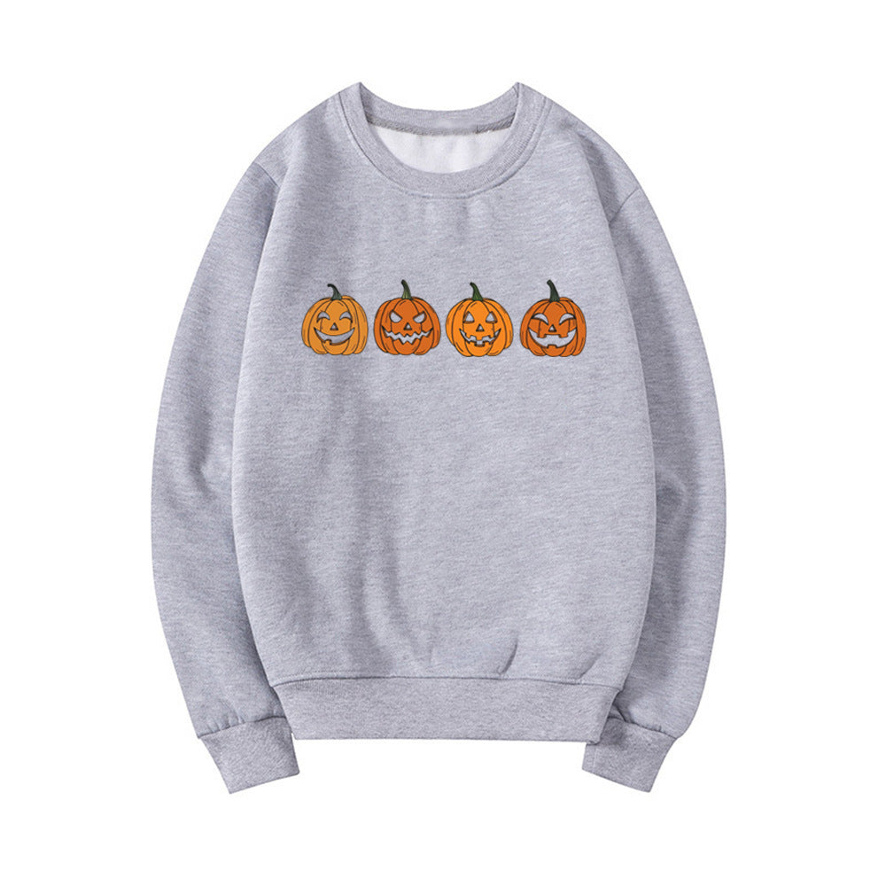 Halloween Ond Græskarhoved Sweater Sjovt Trykt Mode Fest Hættetrøje