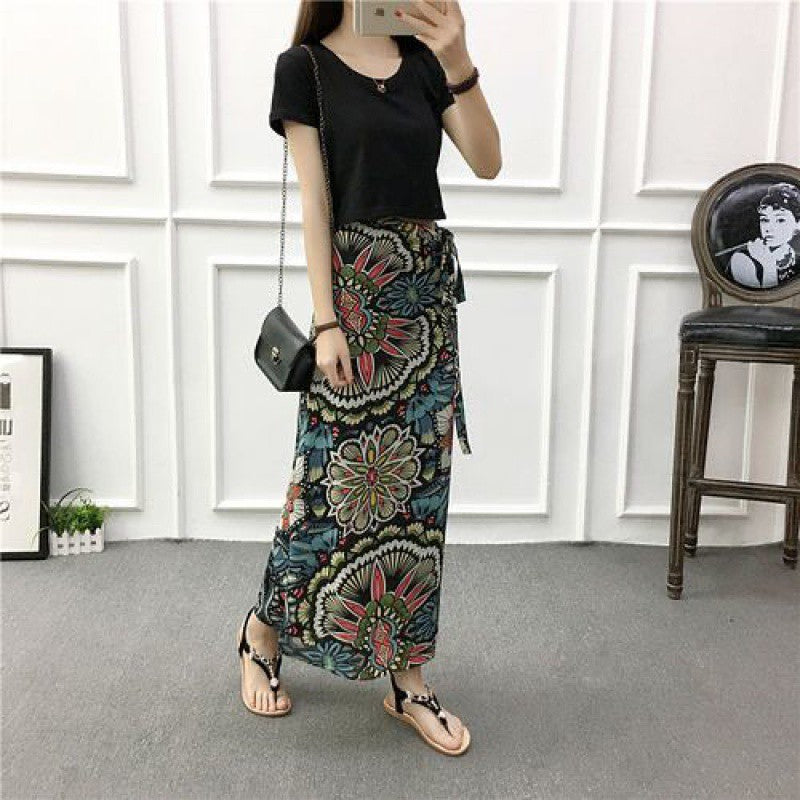 Women's Chiffon One-piece Sun-proof Beach Dress