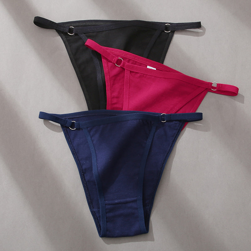 Women's Low Waist Ring Sexy Shorts