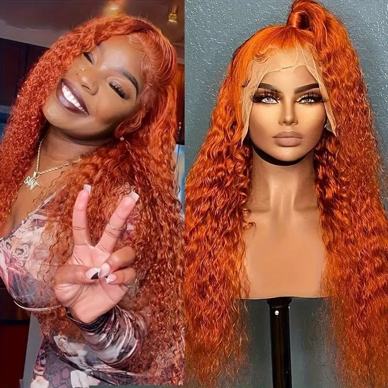 European And American Women's African Curly Fluffy Wig