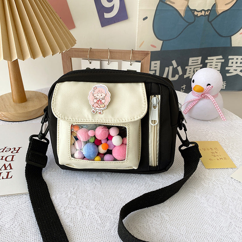 New Nylon Women's Literary Cute Shoulder Messenger Bag