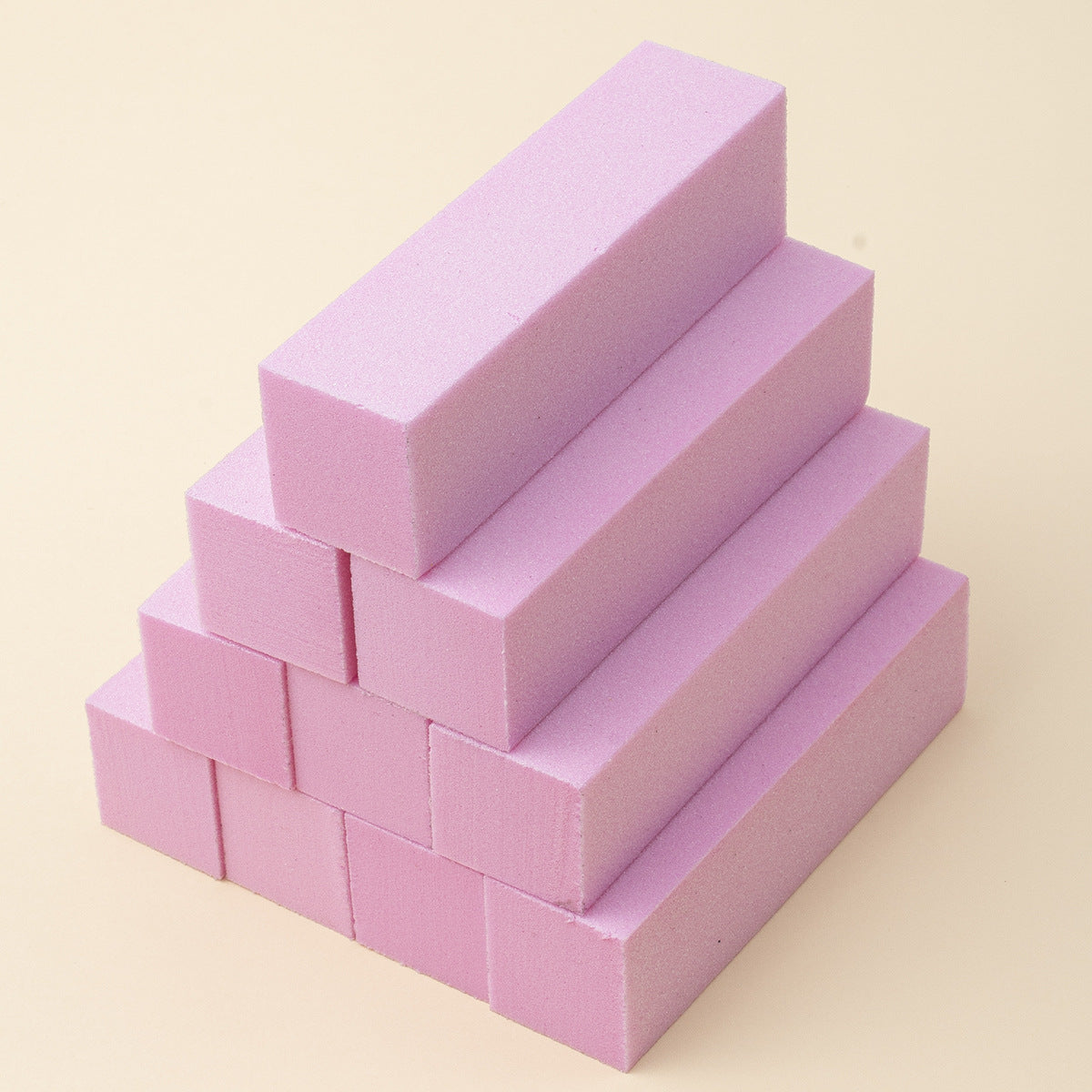 Nail White Tofu Block Color High Foaming Four Sides Grinding Block