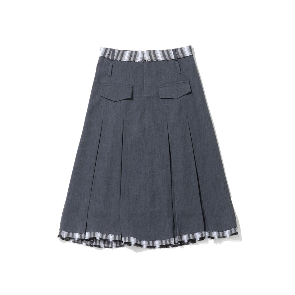 Fashion American Preppy Style Skirt Women