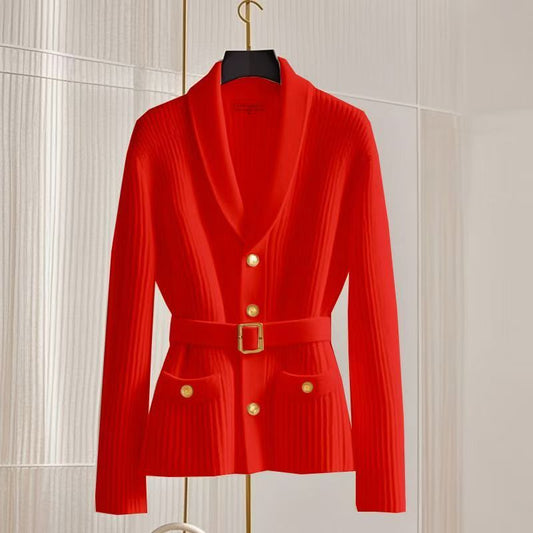 Winter Western Style Unique Chic Knitted Cardigan Sweater