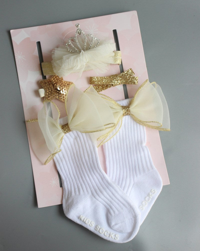 Bow Hair Ties Headbands Hair Clips Hairpins Socks