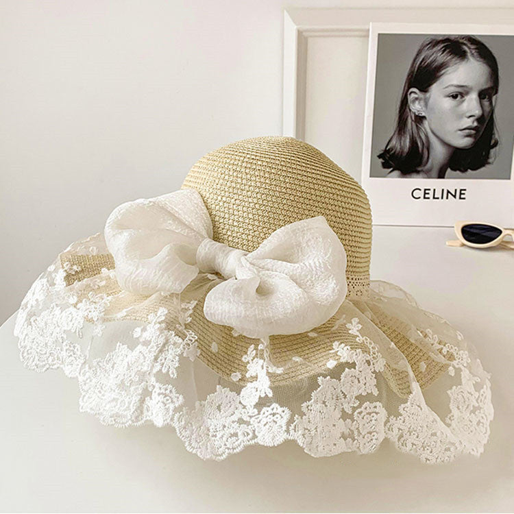 Women's Summer Bowknot Sun Hat
