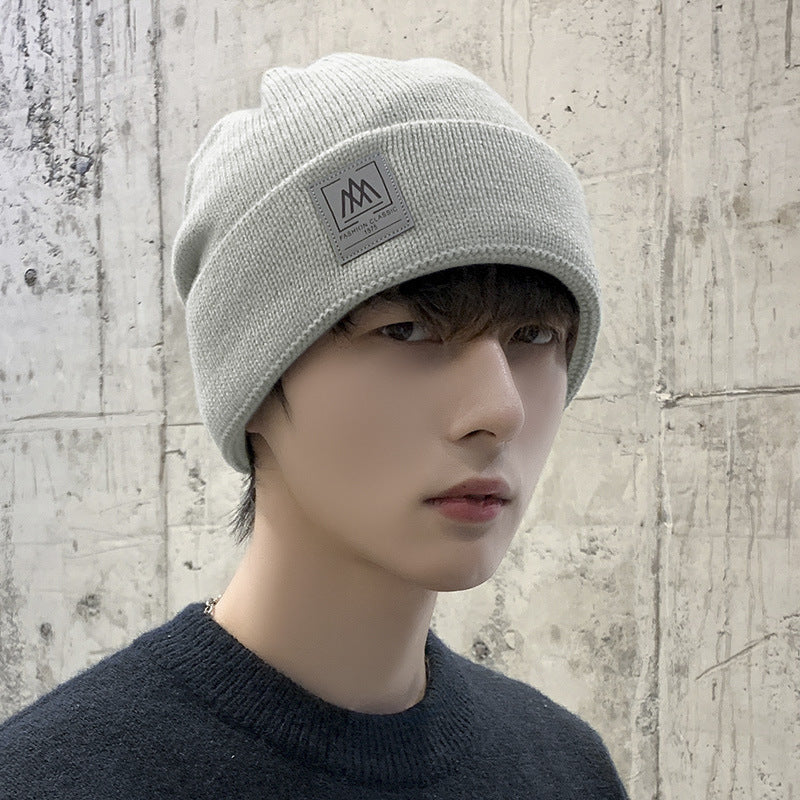 Men's Fashion Windproof Warm Woolen Knitted Hat
