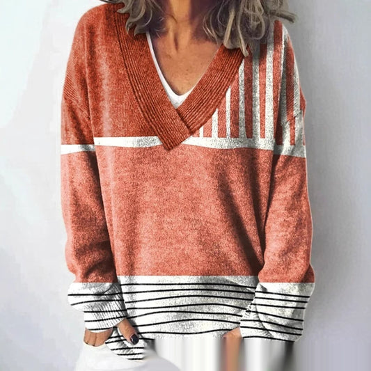 Damer casual sweater med dyreprint 3D