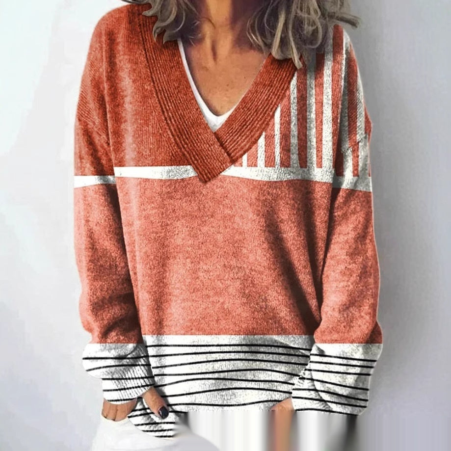 Animal Pattern Printed Casual Women's Sweater 3D