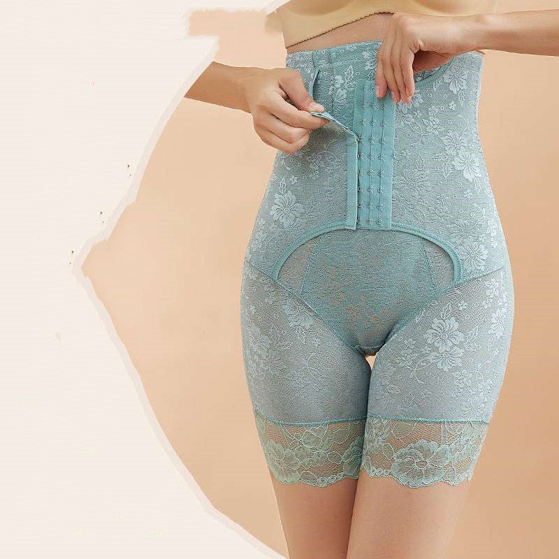 Women's High Waist Belly Buttoned Back Pull-off Panties