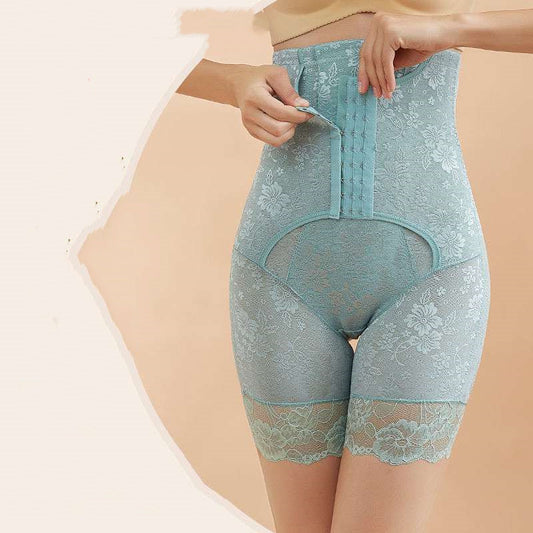 Women's High Waist Belly Buttoned Back Pull-off Panties