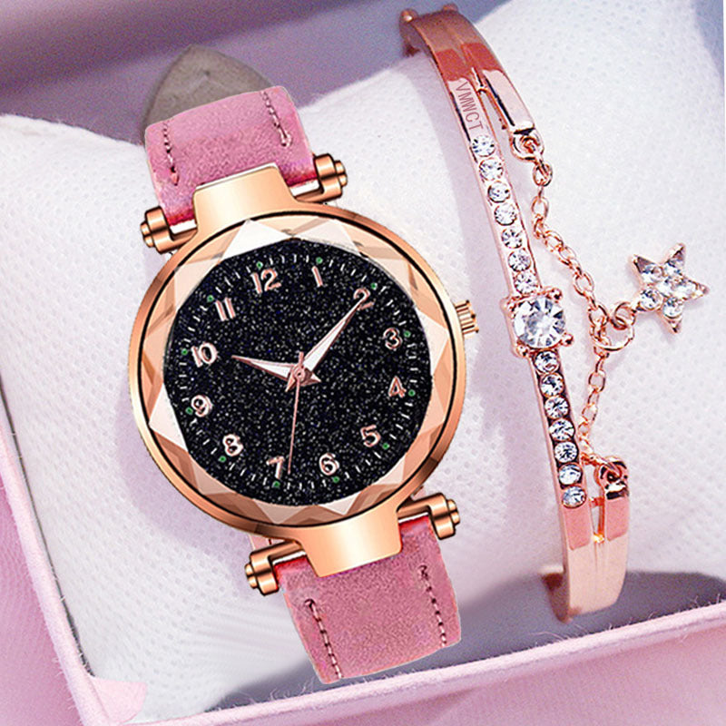 Fashion Starry Sky Trend Casual Student Watch
