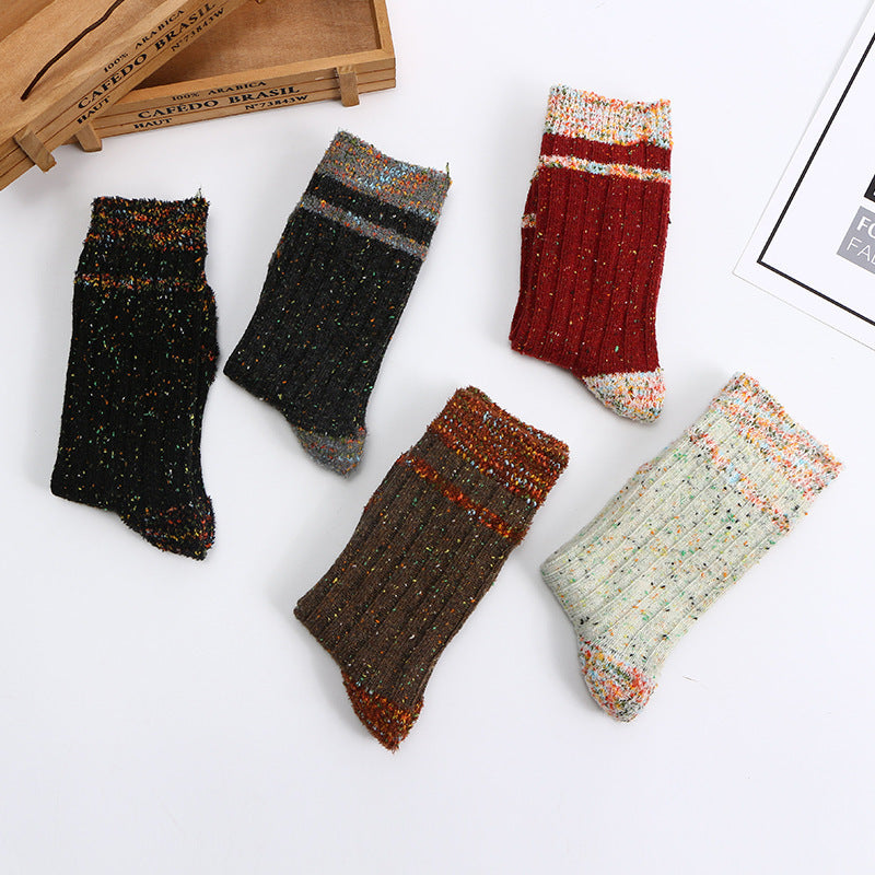 Fleece-lined Extra-thick Warm Mid-calf Slouch Socks