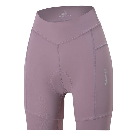 Cycling Pants Silica Gel Pad Shock Absorption High Elastic 5 Points Cycling Shorts