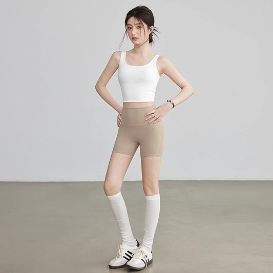 Yoga Shorts For Women High Top Sports Cycling Pants
