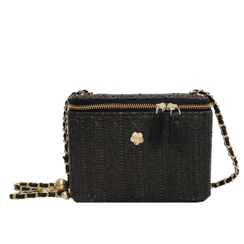 Simple Cosmetic Bag Box Straw Fairy Forest Series