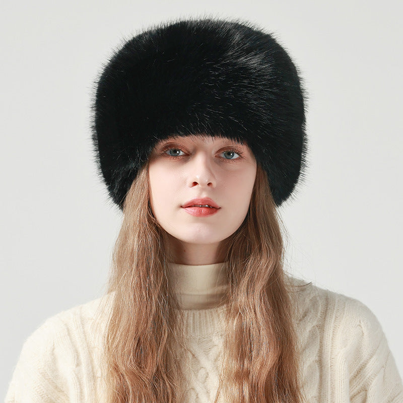 Earflaps Northeast Bucket Plush Bucket Hat