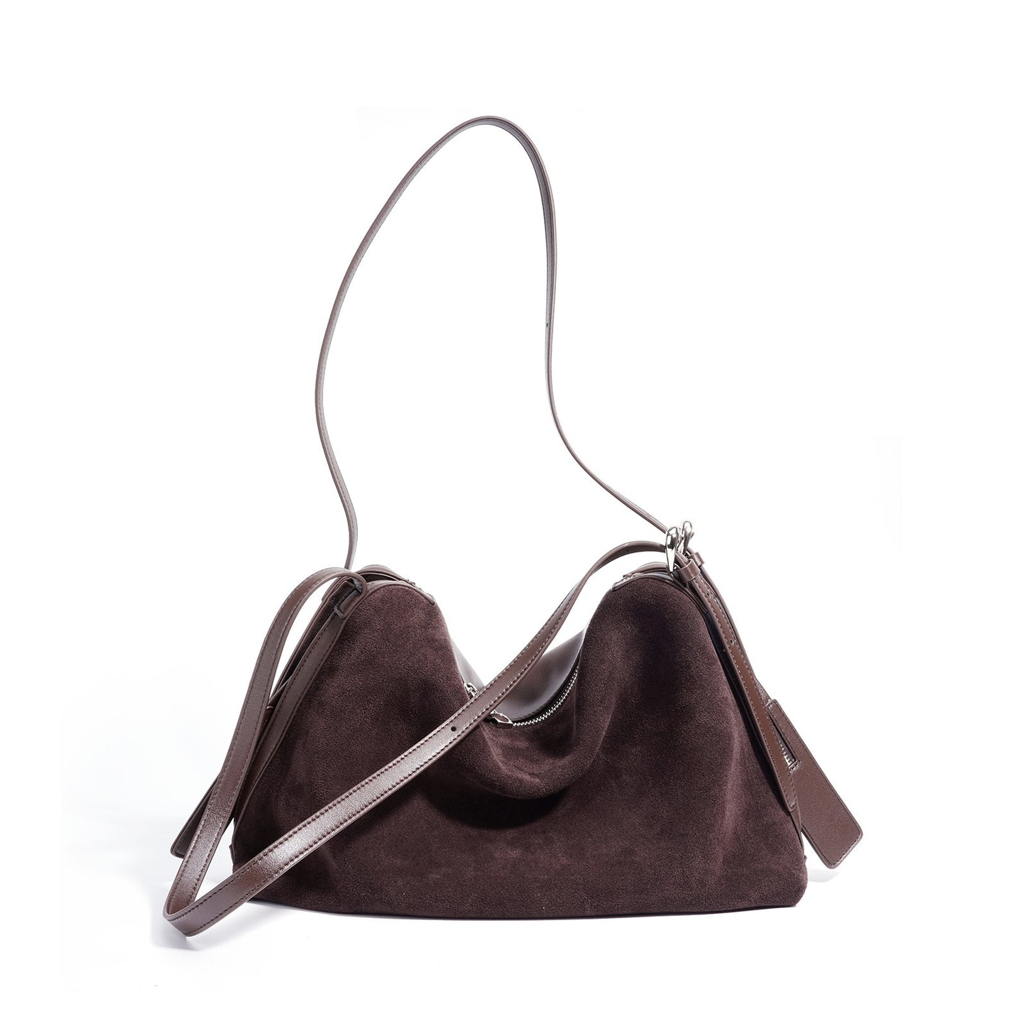 Large-capacity One-shoulder Boston Tote Bag With A Vintage Style