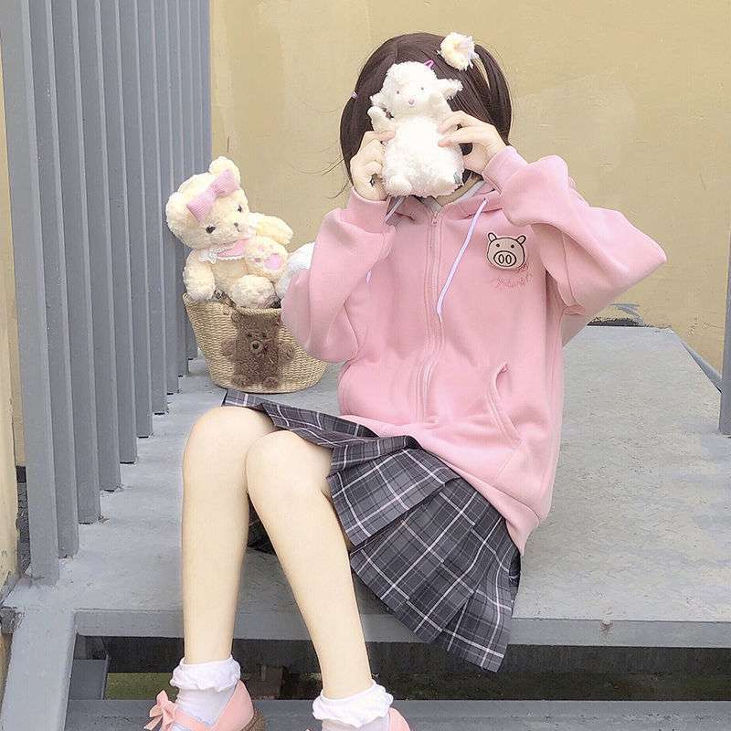 Japanese Soft Sister Girl Lovely Pig Ears Korea