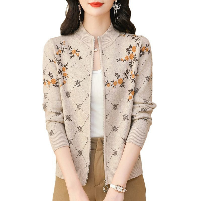 Women's Half Turtleneck Sweater Long Sleeve Loose